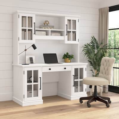Westbrook 60W Computer Desk with Hutch and Storage by Bush Furniture
