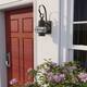 2 Pack 1- Light Outdoor Wall Lantern Light Set - 9"x10.72"x17.51"