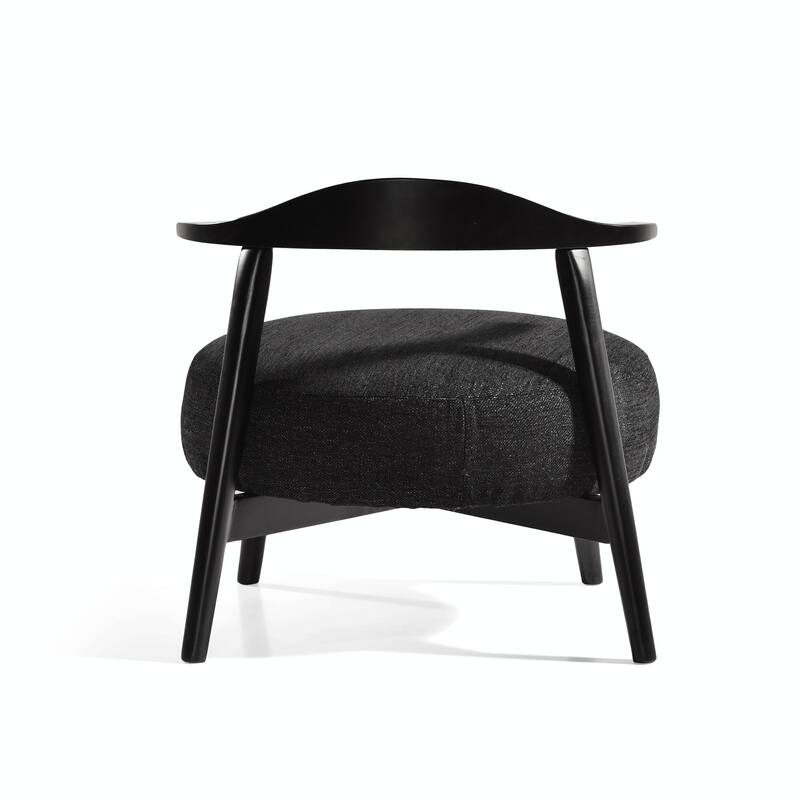 Modern Accent Chair - Natural Birch, All-Day Comfort