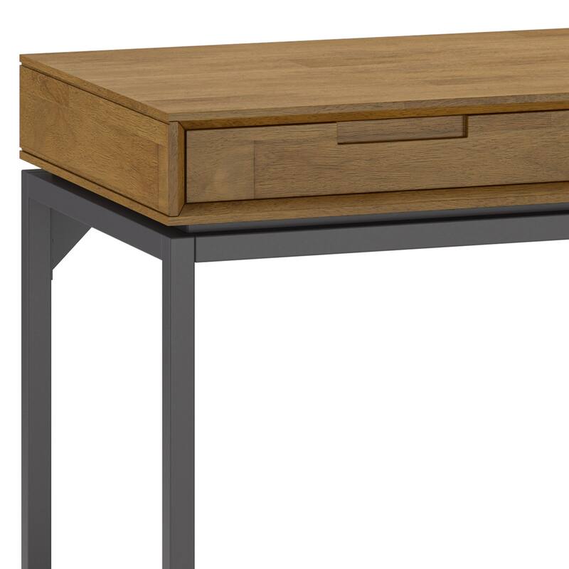 WYNDENHALL Devlin SOLID WOOD Industrial 72 inch Wide Wide Desk