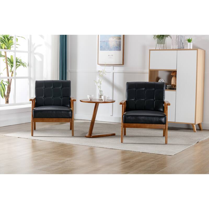 Accent Chairs Set of 2 with Side Table