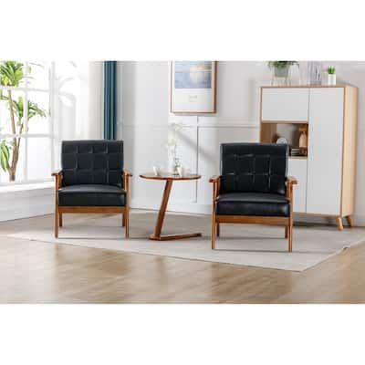 Modern Armchair Tufted Accent Chairs Household Guest Chair (Set of 2)