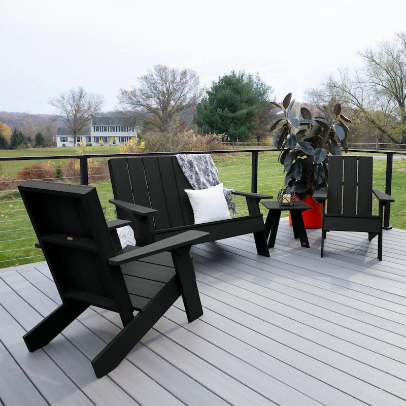 Italica Modern 4-piece Adirondack Patio Set
