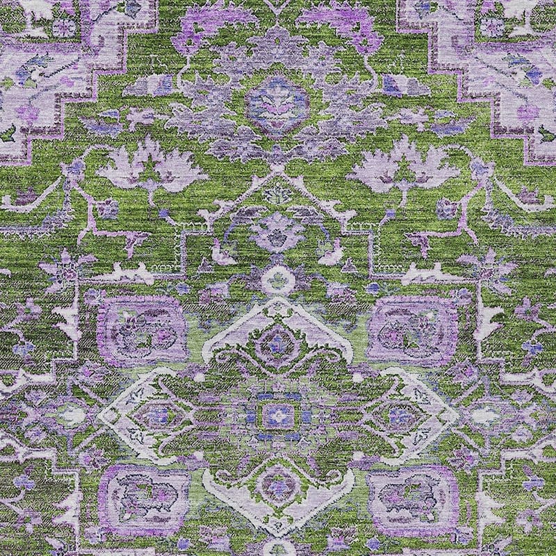 HomeRoots Oriental Traditional Rectangle Outdoor Rug