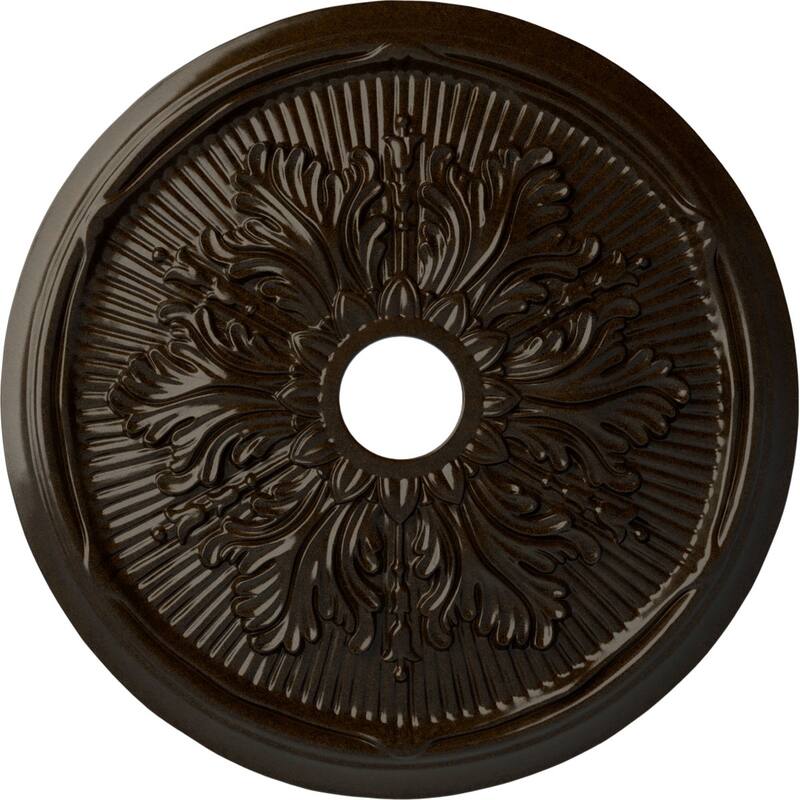 23 3/4"OD x 3 5/8"ID x 1 7/8"P Luton Leaf Ceiling Medallion