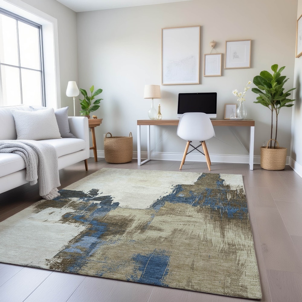 Premium Washable Super Soft Abstract Chic Mayfield Rug