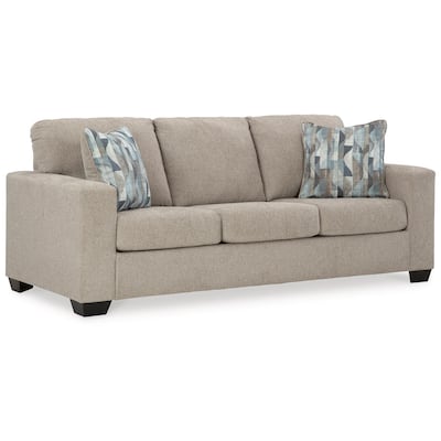 Gavin Sleeper Sofa, Queen Bed, Parchment Brown Upholstery, 85 Inch