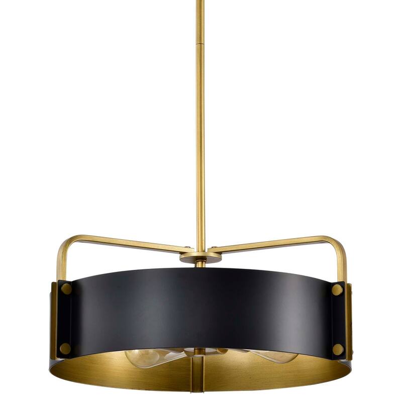 Nuvo Lighting 60/7843 Altos 4 Light 18" Wide Pendant with Shade - Matte Black