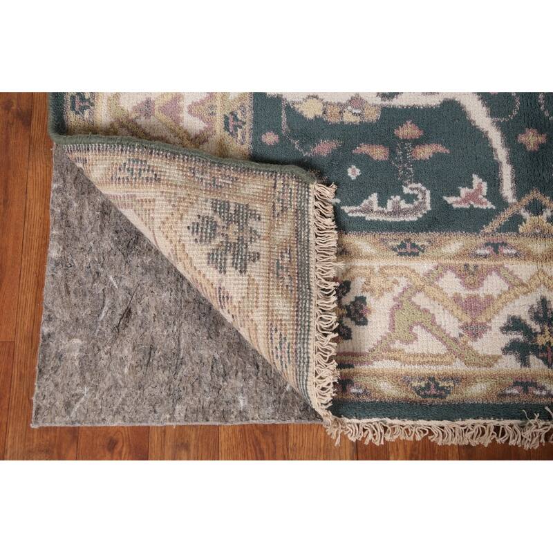 Oushak Indian Area Rug Handmade Wool Carpet - 4'2"x 6'1"