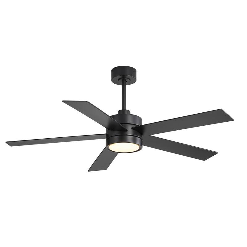 52 in. Integrated LED Indoor Ceiling Fans with Light and Remote Control Included