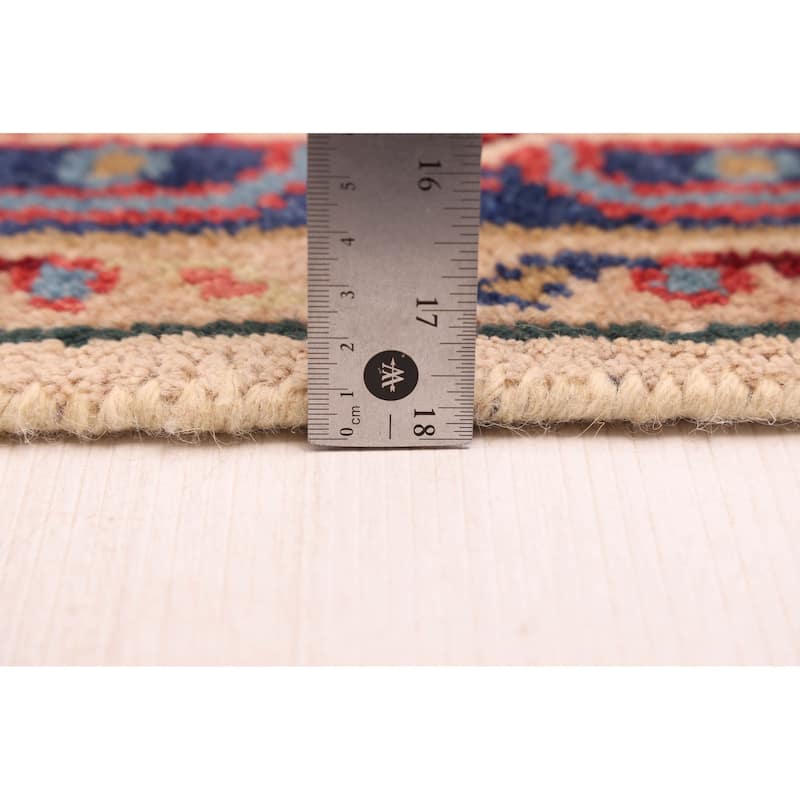 ECARPETGALLERY Hand-knotted Serapi Heritage Cream Wool Rug - 4'1 x 6'0