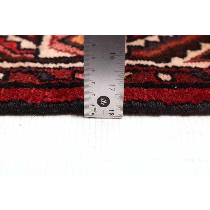 ECARPETGALLERY Hand-knotted Andelz Red Wool Rug - 3'9 x 10'8