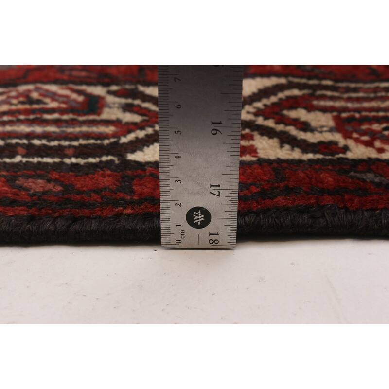 ECARPETGALLERY Hand-knotted Andelz Navy Wool Rug - 3'9 x 11'1