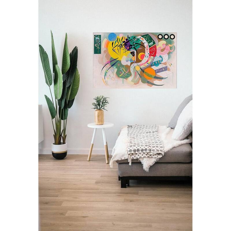 Kandinsky Dominant Curve Art Poster - 24 x 36 Inch