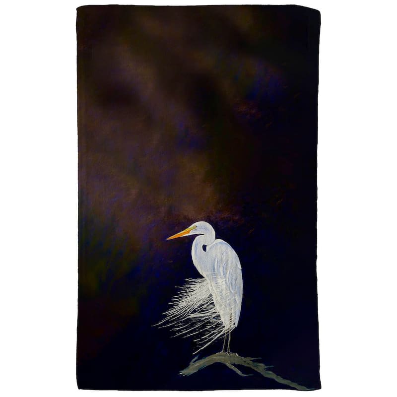Egret Feathers Kitchen Towel - 16x25