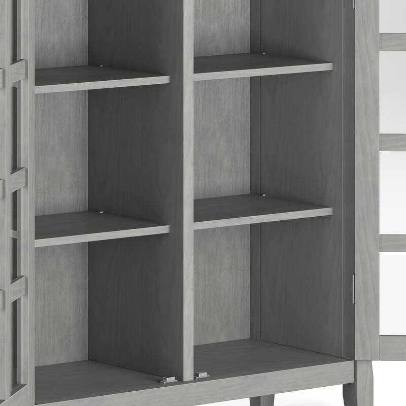 WYNDENHALL Normandy 39-in. Solid Wood Storage Cabinet - 39"w x 17"d x 42.2"h