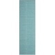 preview thumbnail 87 of 126, SAFAVIEH Handmade Flatweave Montauk Eliina Casual Cotton Rug 2'3" x 6' Runner - Ivory/Turquoise - Runner