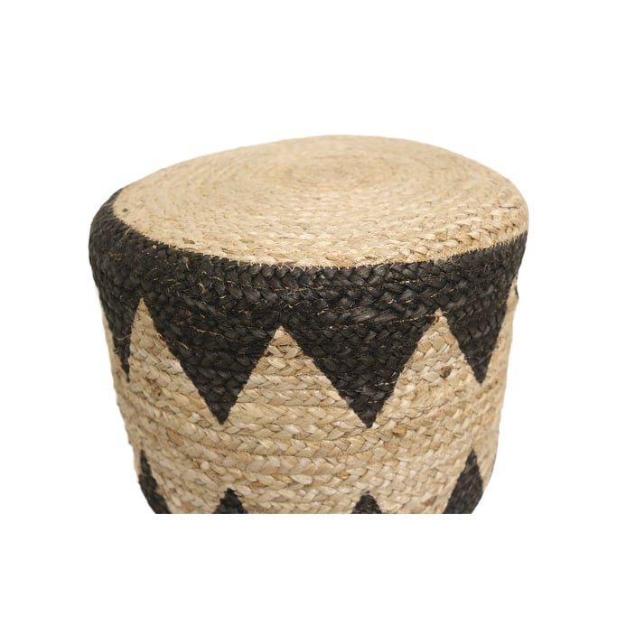 Home&Manor Morzine Jute Round Stool