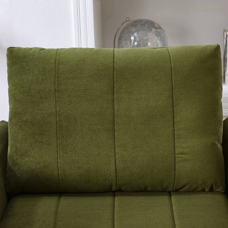31.5" Compact Sleeper Sofa with 5-Position Backrest, Storage Solutions
