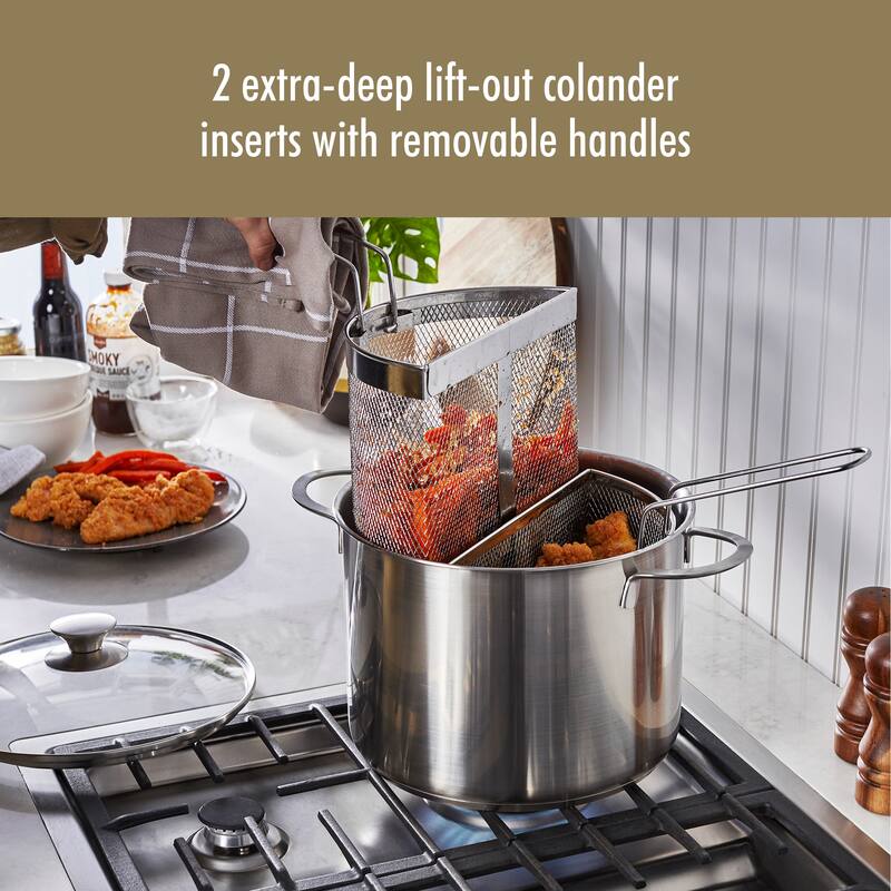 Demeyere Resto 8.5-qt Stainless Steel 7-In-1 Multi-Pot