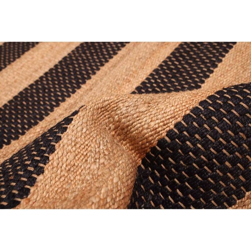 ECARPETGALLERY Flat-Weave Palas Denizli Tan Jute Rug - 5'5 x 7'8