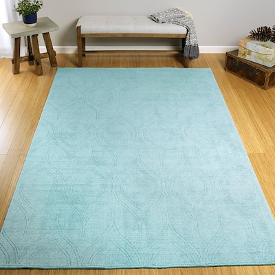 Hand-Loomed Polyester Moravec Rug