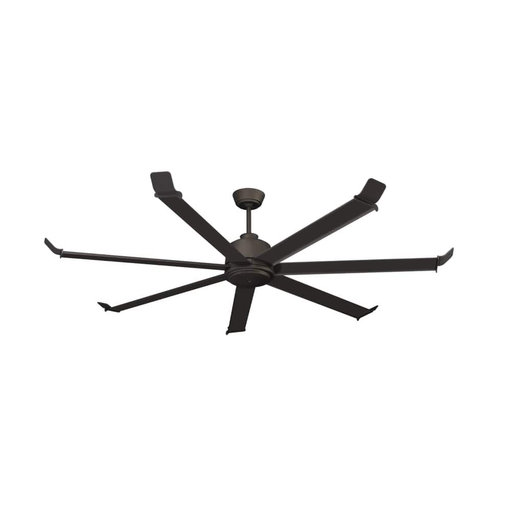 80" Arctic II 7-Blade Ceiling Fan Oil Rubbed Bronze Finish with Wall Control