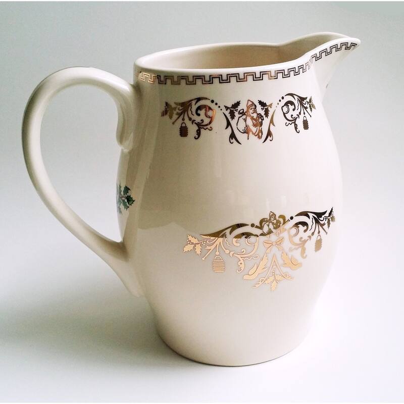 Spode Christmas Tree Gold Pitcher - 1.7 Liter