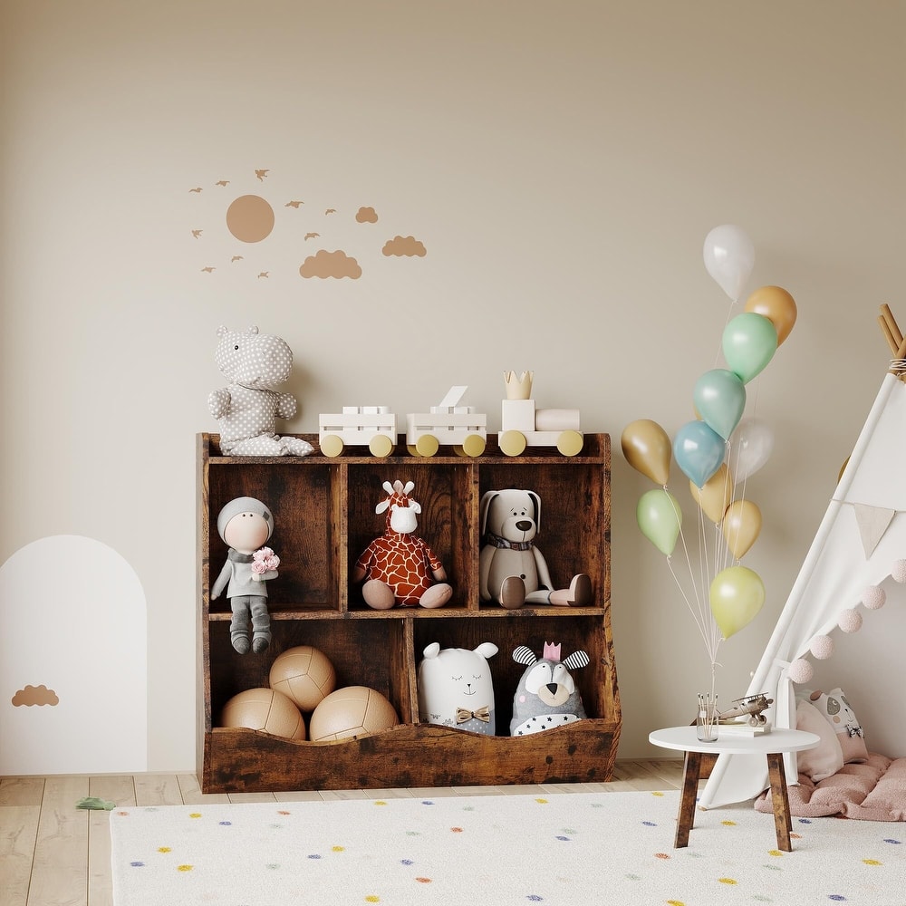  Shelf, Toy Storage and Organization Shelf, Double-Layer Children's Bookshelf, Ideal for Game Rooms