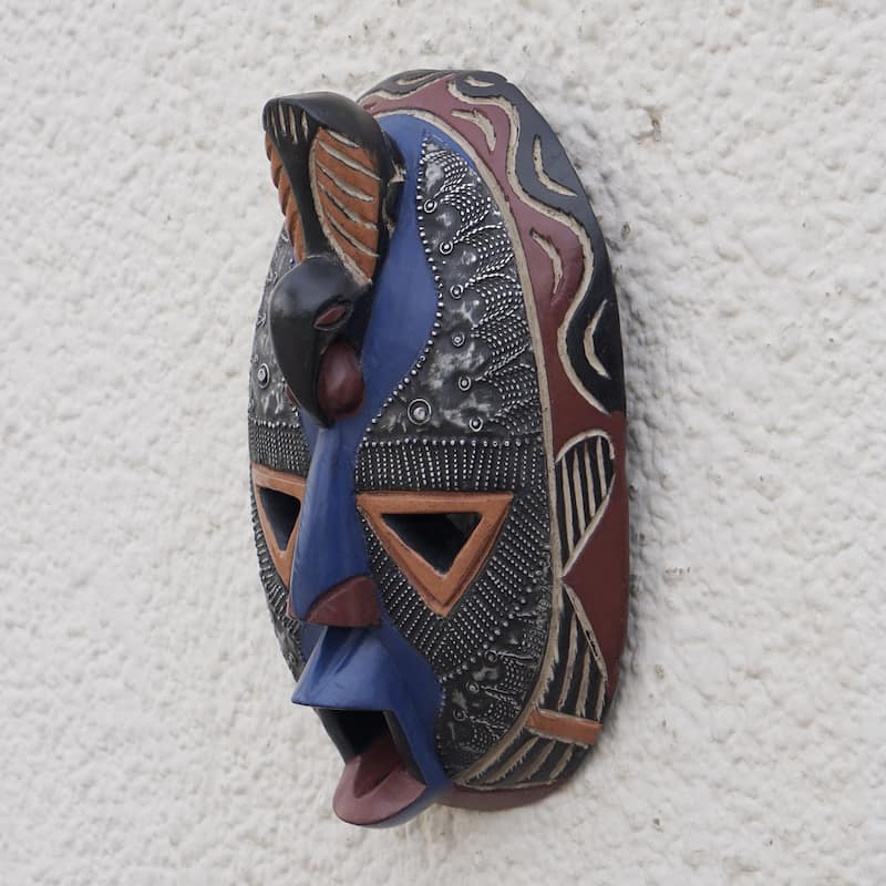 Novica Handmade The Sky Is The Limit African Wood Mask