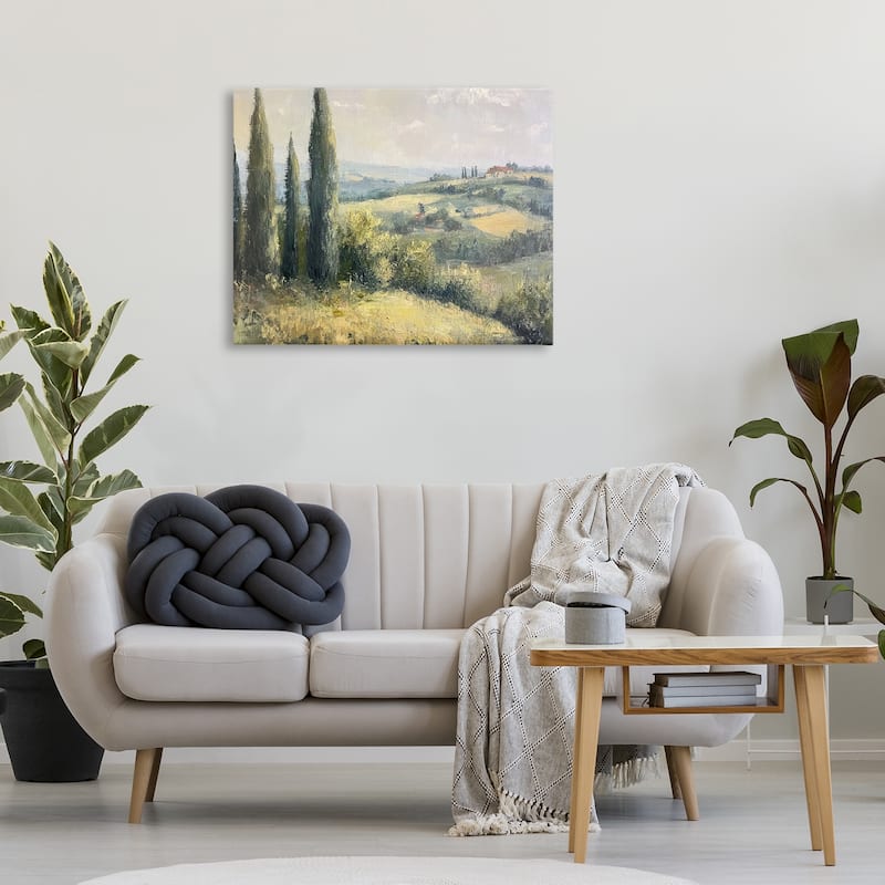 Stupell Rolling Hills Country View Canvas Wall Art Design By Petal Prints Design