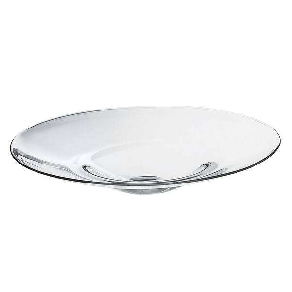 slide 1 of 1, Majestic Gifts Inc. Glass Large Serving Bowl/Plate - 11.8" Diameter
