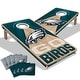 preview thumbnail 1 of 5, Philadelphia Eagles NFL 2x4 Professional Cornhole Board Set Include Carrying Case