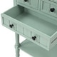 preview thumbnail 6 of 33, Moda Narrow Console Table, Slim Sofa Table with Three Storage Drawers