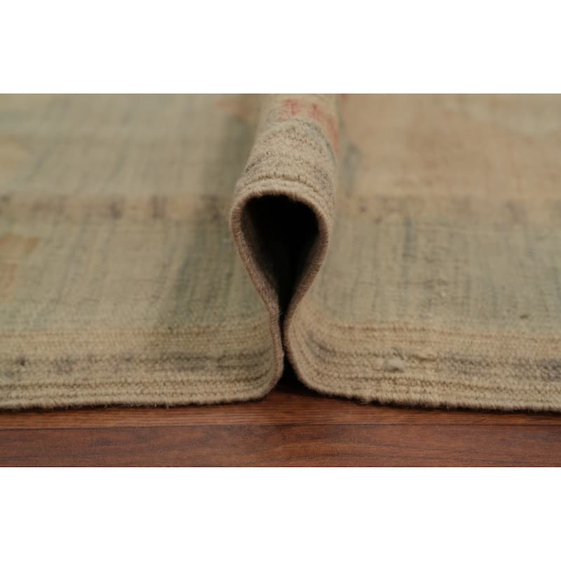 Hand Woven Oriental 100% Wool Carpet Southwestern Modern Multi-Colored Kilim Area Rug - 5' 11'' X 4' 5''