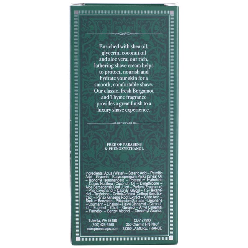 75Ml Men'S Shave Cream W/Shea