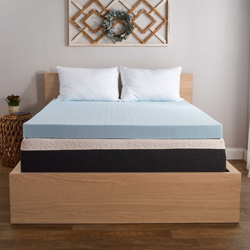Comfort Tech 4" TheraGel Memory Foam Mattress Topper