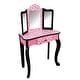 preview thumbnail 8 of 7, Teamson Kids - Fashion Leopard Prints Gisele Play Vanity Set - Pink, Black - 23.5 x 11.5 x 38.5