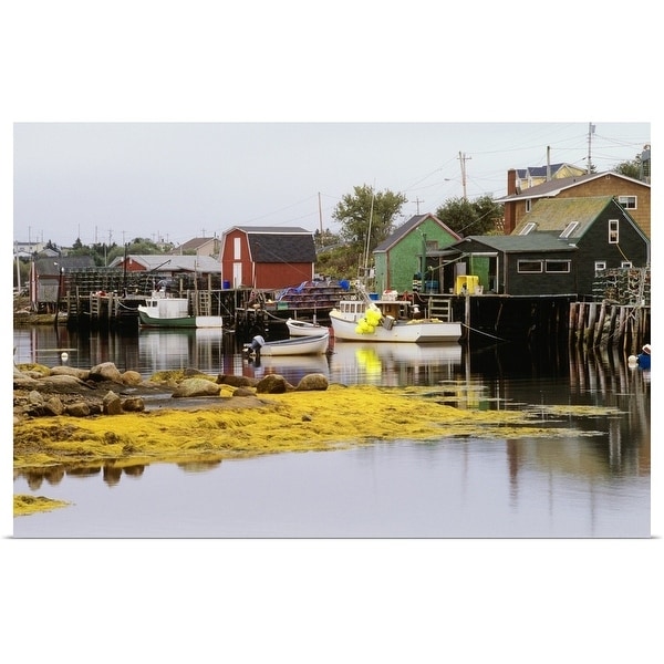 "Fishing Village of West Dover, Newfoundland, Canada" Poster Print