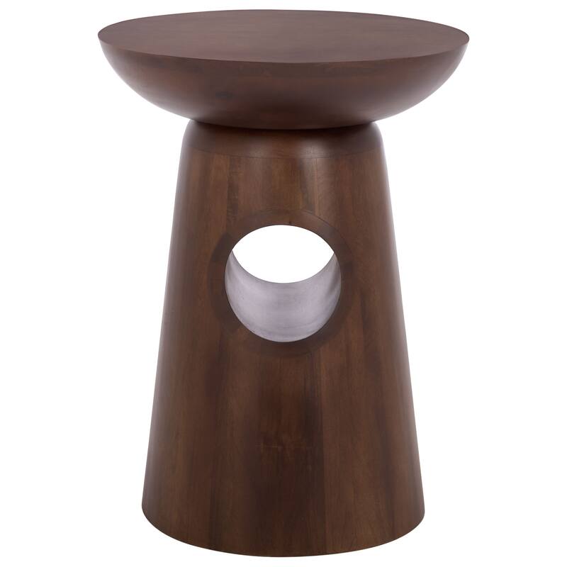 SAFAVIEH Home Zenon Round Accent Table - 15"W x 15"D x 20"H