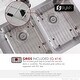 preview thumbnail 19 of 21, STYLISH 29 inch L x 18 inches W Double Bowl Undermount and Drop-in Stainless Steel Kitchen Sink - 29" x 18" x 8"