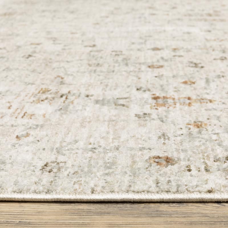 Amira Distressed Traditional Ivory/ Beige Area Rug-