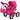 Bayer Design Dolls: Trendy Pram - Hot Pink - Fits Dolls Up To 18"