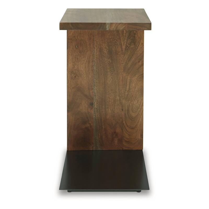 Signature Design by Ashley Wimshaw Brown/Black Accent Table - 12"W x 18"D x 24.13"H