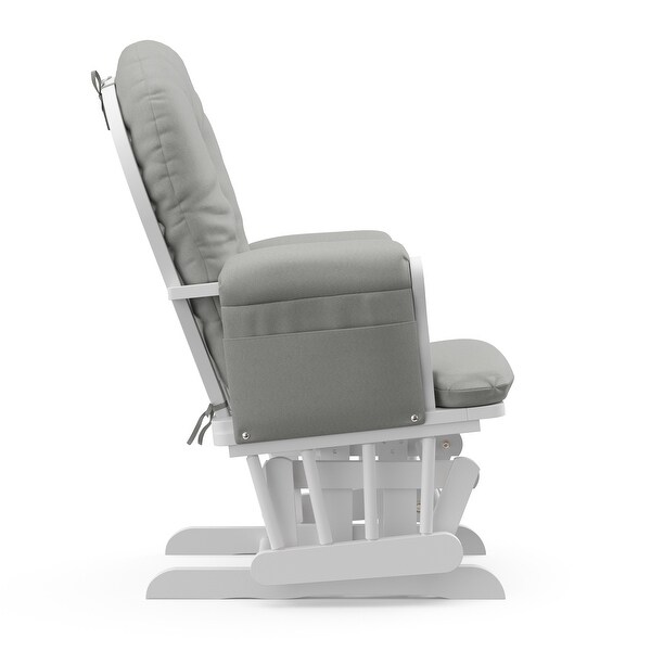 storkcraft hoop glider and ottoman