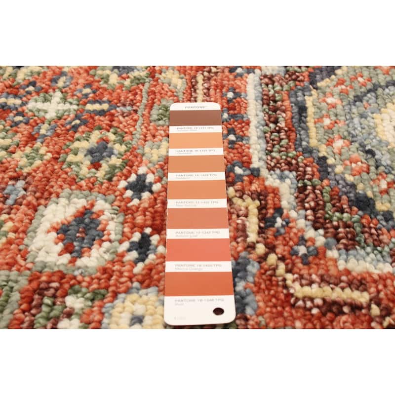 ECARPETGALLERY Hand-knotted Jules Serapi Copper Wool Rug - 2'6 x 8'0