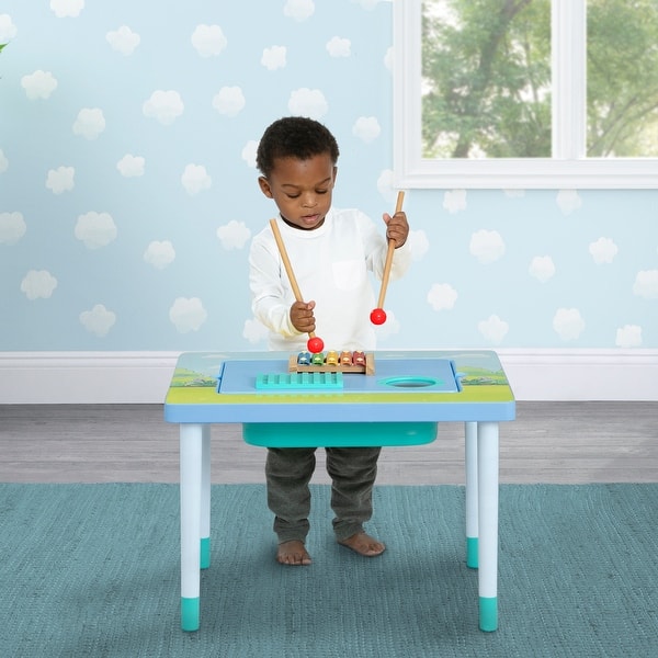 slide 2 of 5, Bluey Compact Play & Learn Sensory Table - Blue
