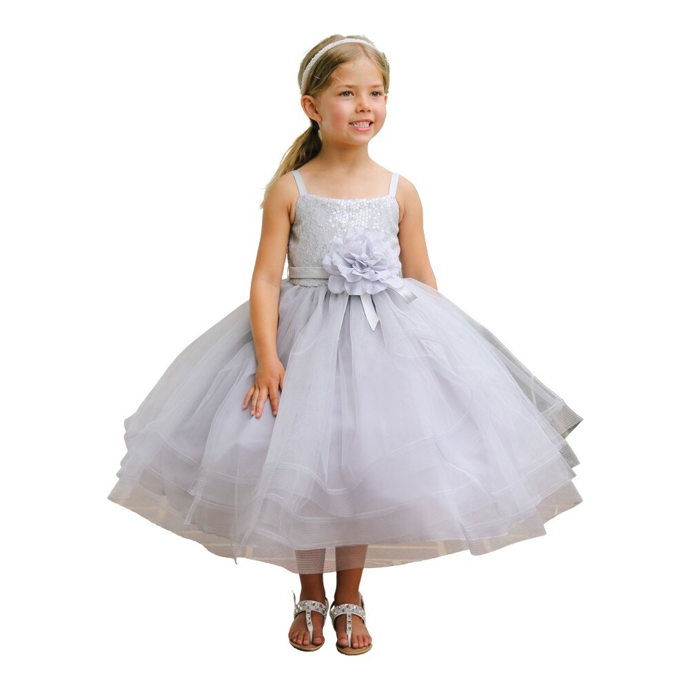 horsehair flower girl dress