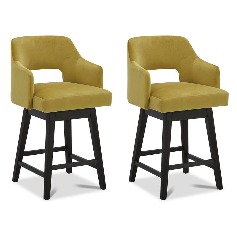 Spruce & Spring Riley Counter Stool Set - Yellow