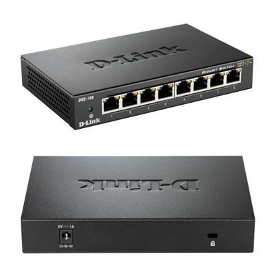 Shop D Link Systems Inc D Link 8 Port Gigabit Ethernet Switch Unmanaged Dgs108 Free Shipping On Orders Over 45 Overstock 14821511